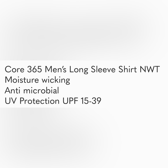 Mens XL Core 365 men’s long sleeve polo in navy blue - Picture 8 of 9